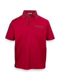 Mercerized Cotton Polo - Brick