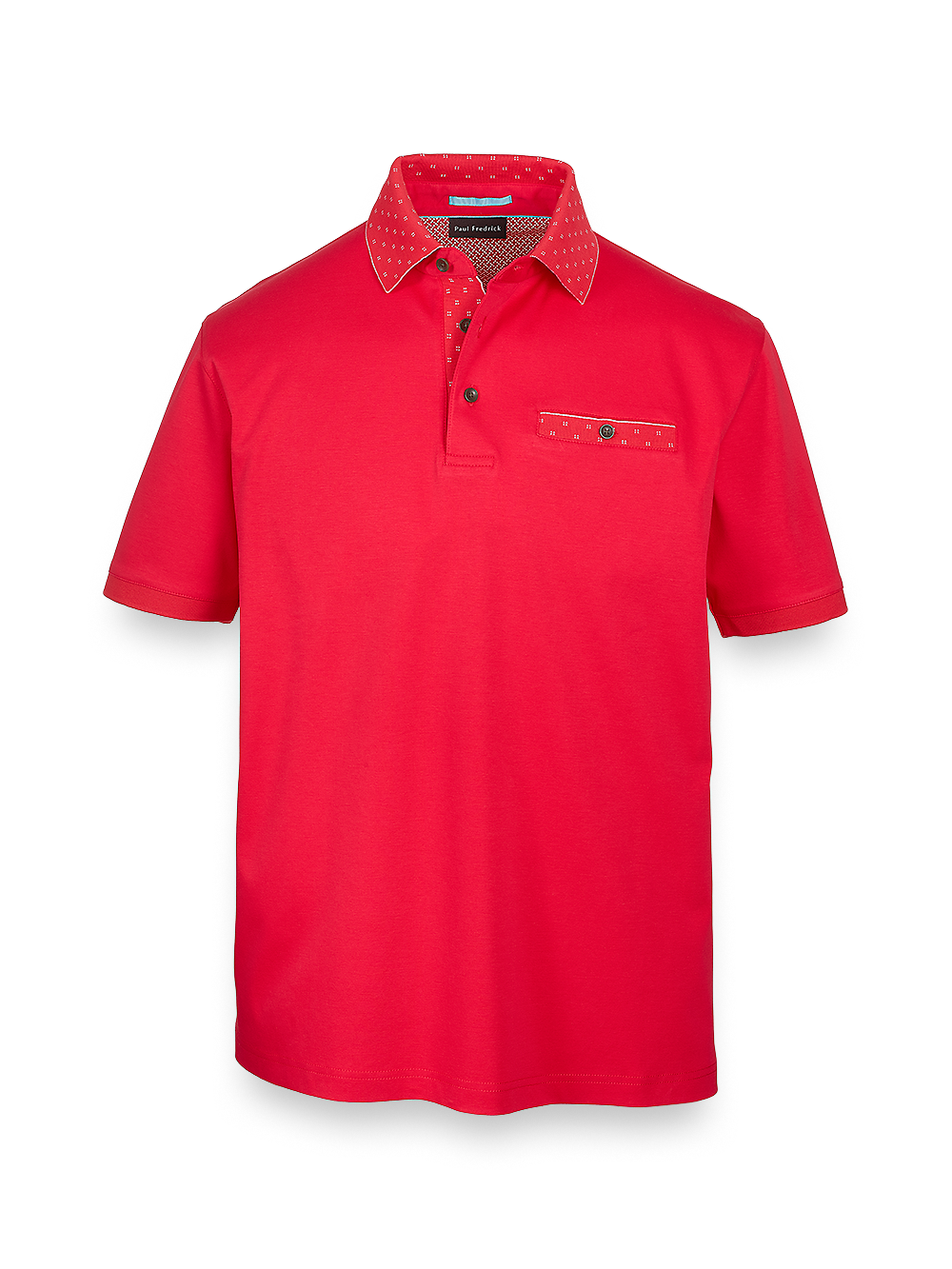 Product Image of Mercerized Cotton Polo-Salmon