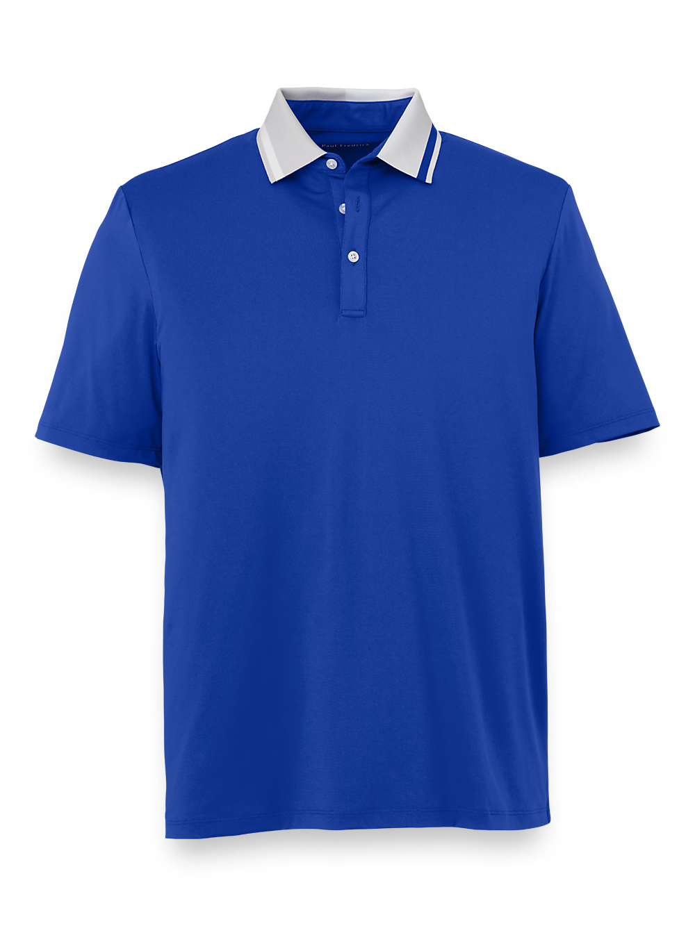 Product Image of Performance Blend Three Button Polo-Cobalt