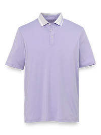 Performance Blend Three Button Polo - Lavender