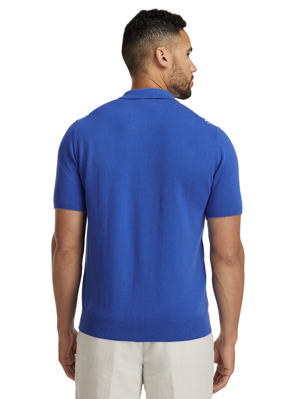 Alternate Image of Cotton Full Zip Polo-4