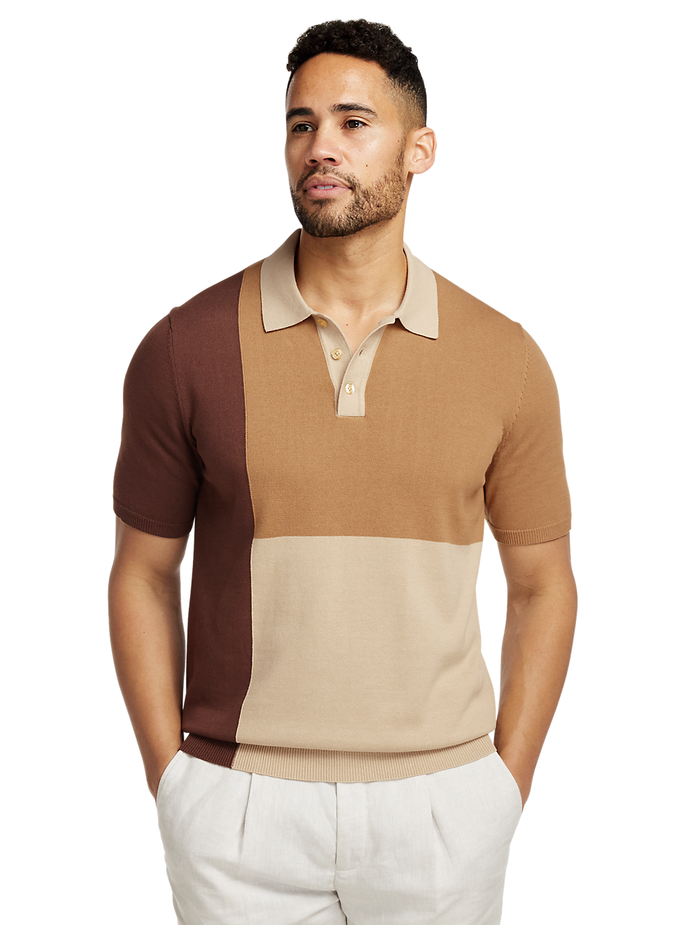 Alternate Image of Cotton Three Button Polo-1