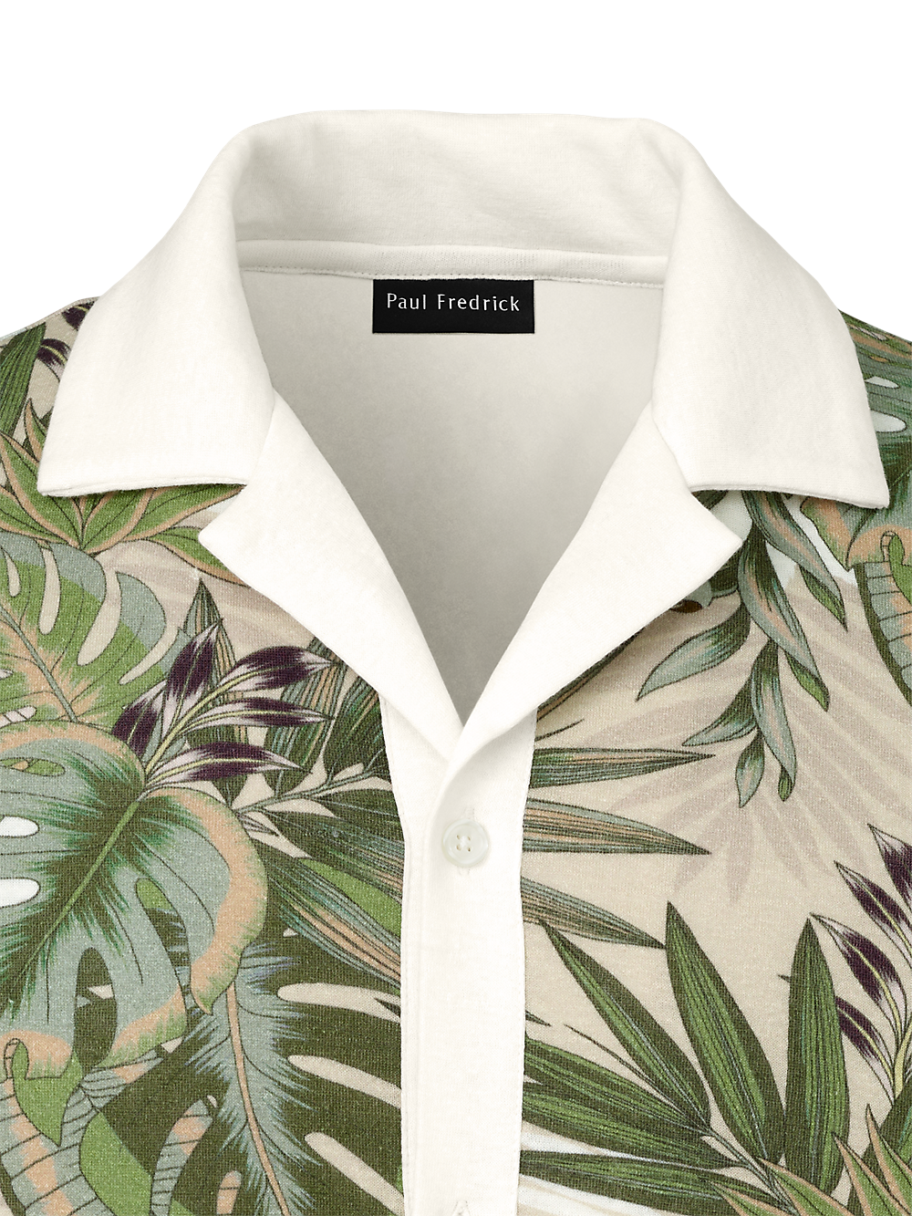 Alternate Image of Linen Blend Button Front Camp Collar-5