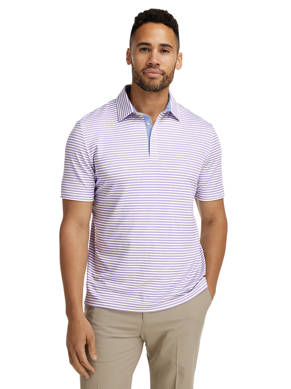 Alternate Image of Performance Blend Three Button Polo-1