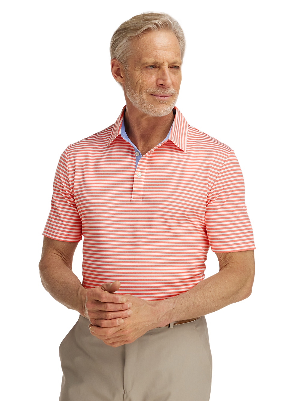 Alternate Image of Performance Blend Three Button Polo-4