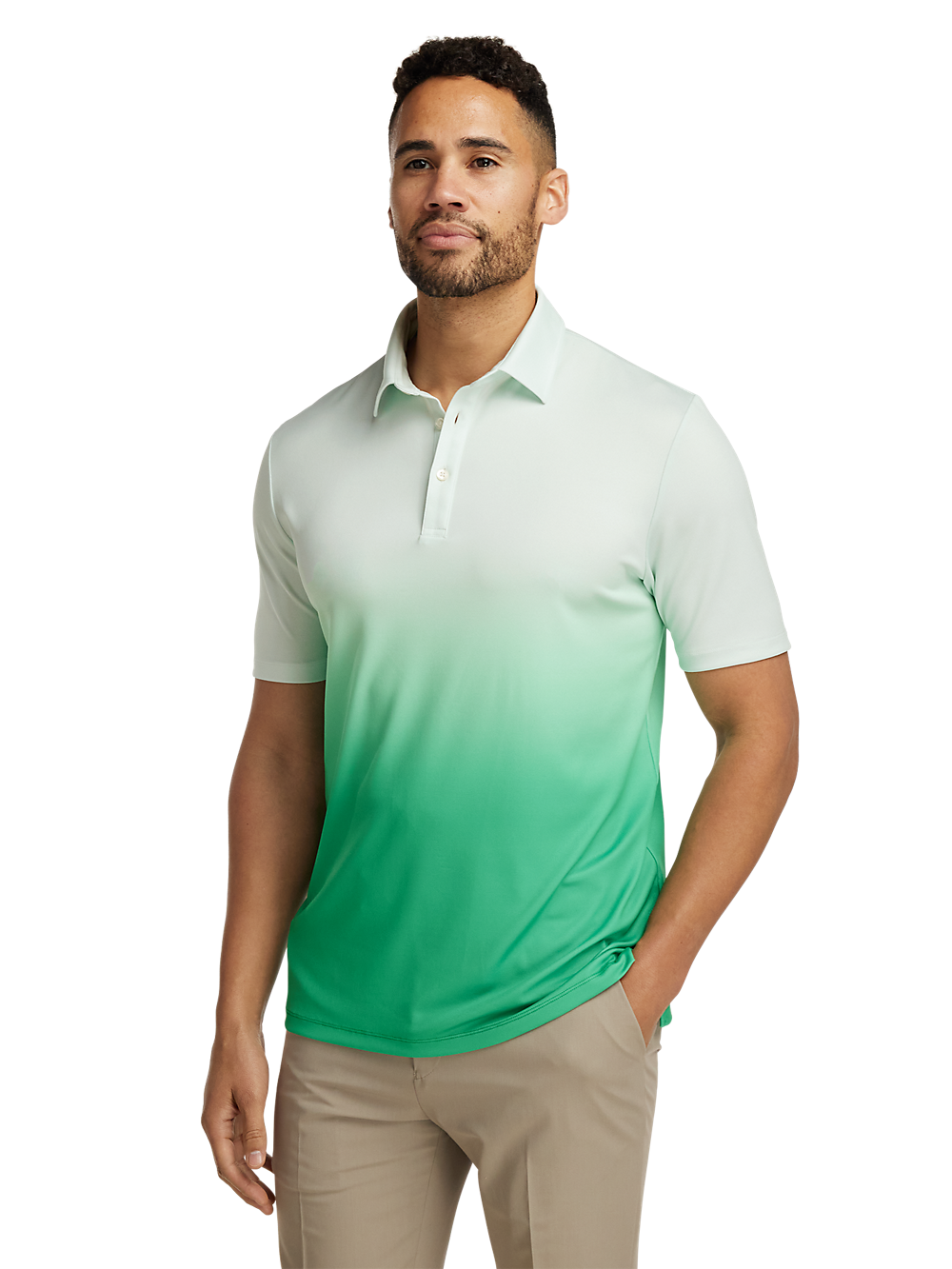 Alternate Image of Performance Blend Three Button Polo-1