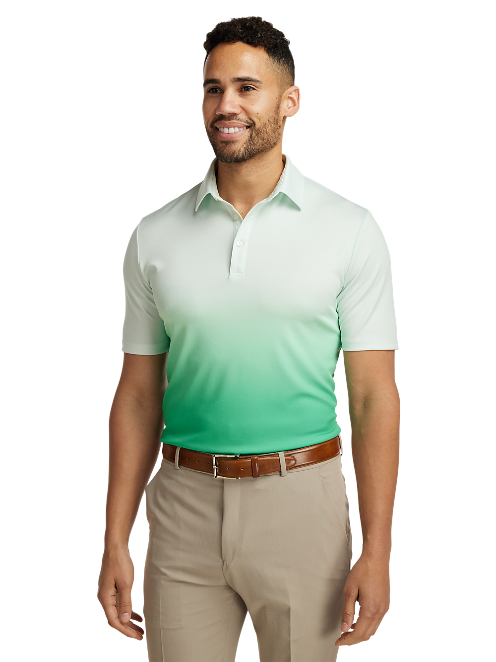 Alternate Image of Performance Blend Three Button Polo-4