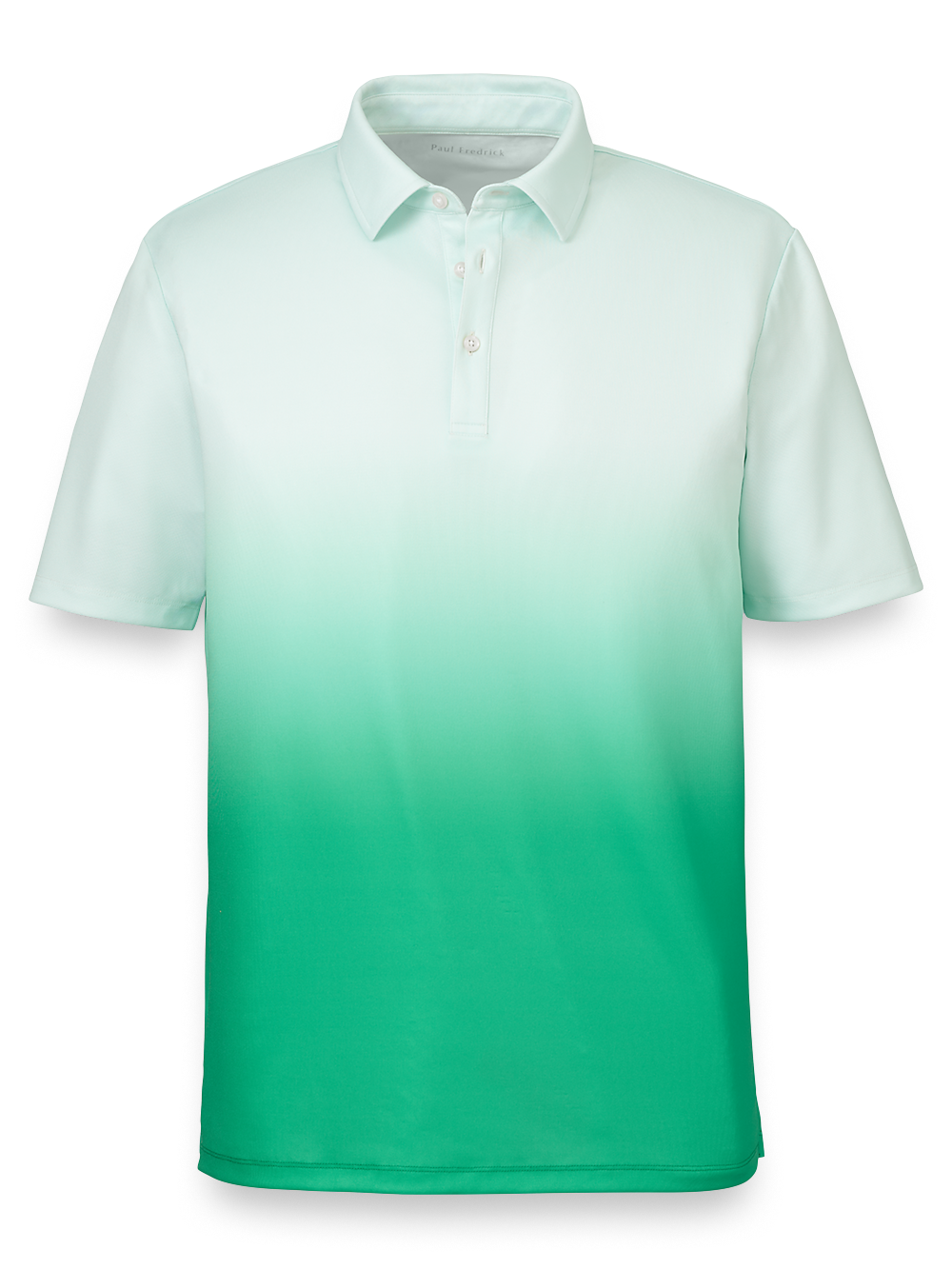 Product Image of Performance Blend Three Button Polo-Green