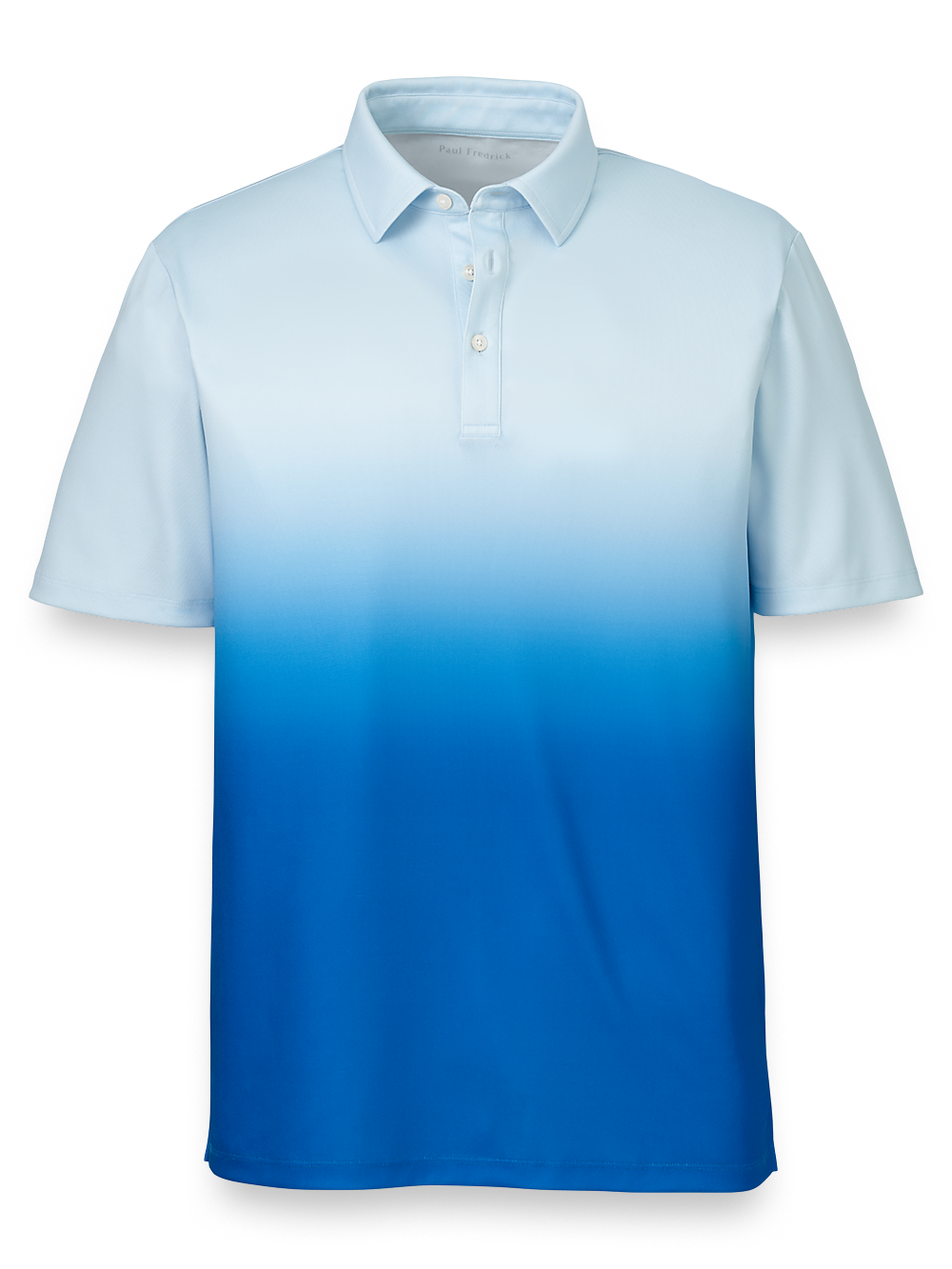 Product Image of Performance Blend Three Button Polo-Blue