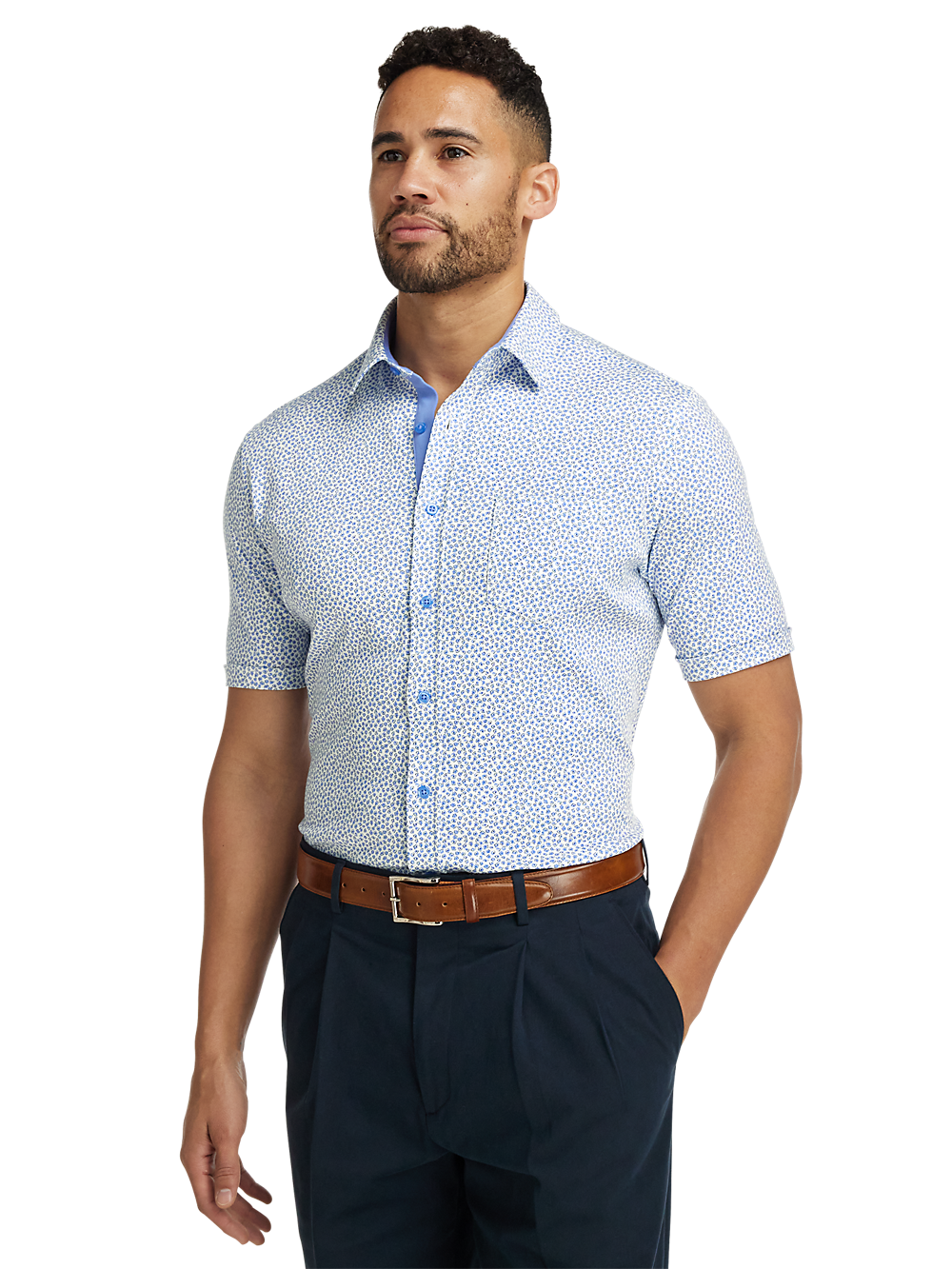 Alternate Image of Cotton Button Front Polo-4