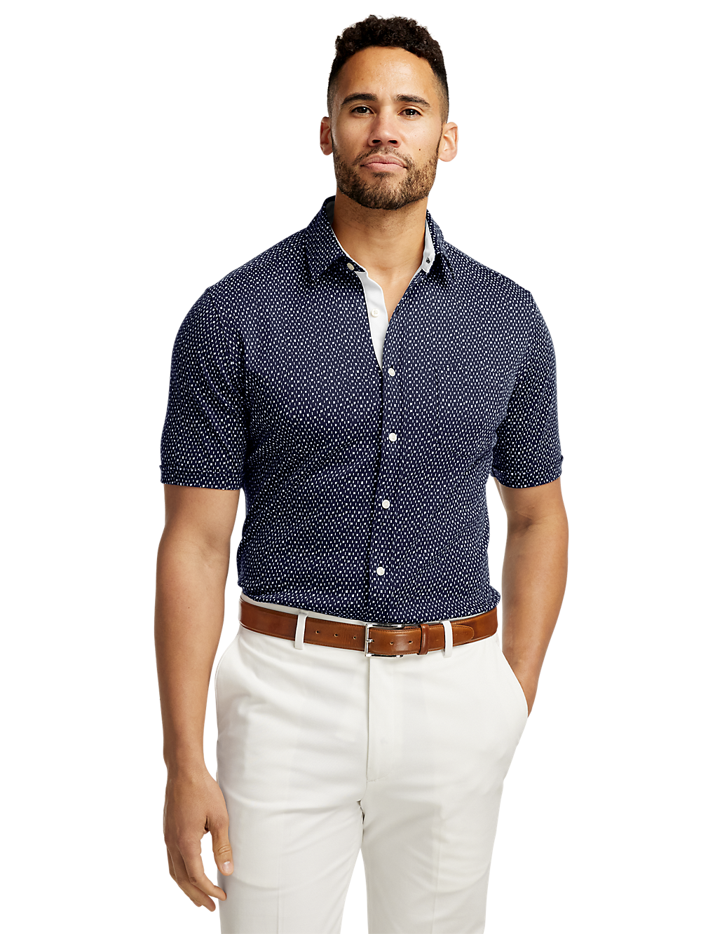 Alternate Image of Cotton Button Front Polo-4