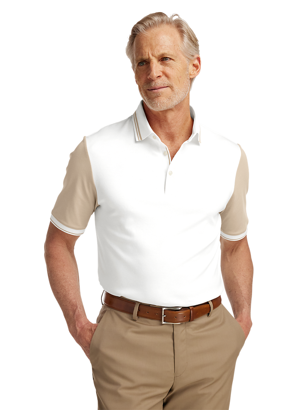 Alternate Image of Cotton Three Button Polo-4