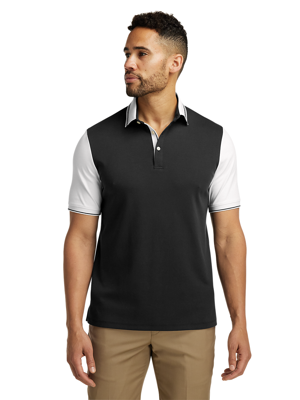 Alternate Image of Cotton Three Button Polo-1