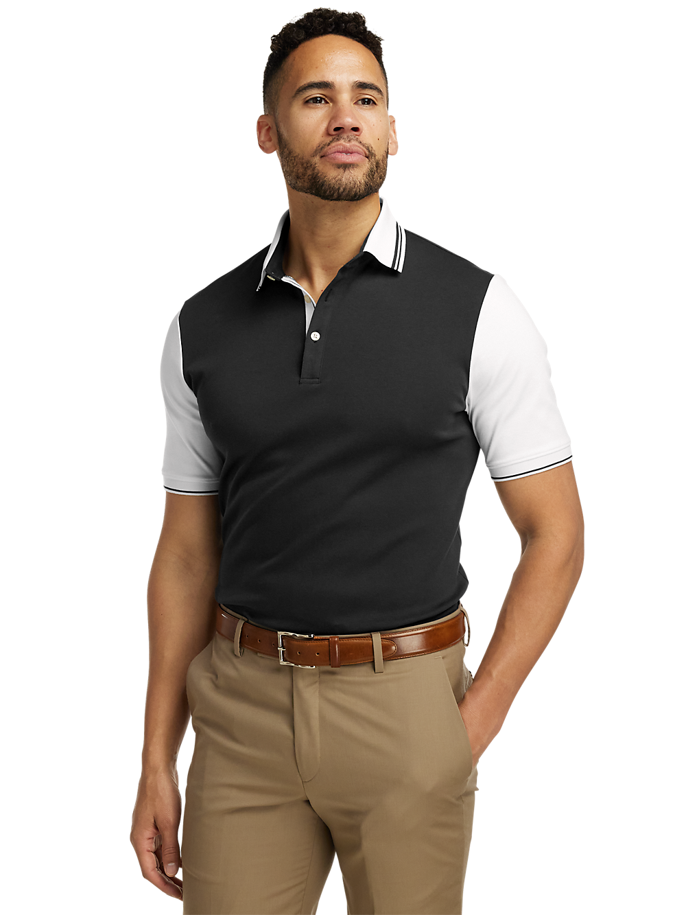 Alternate Image of Cotton Three Button Polo-4