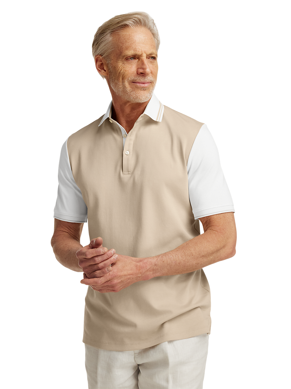 Alternate Image of Cotton Three Button Polo-1