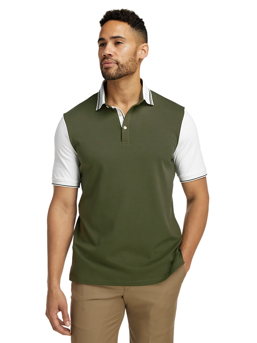 Alternate Image of Cotton Three Button Polo-1