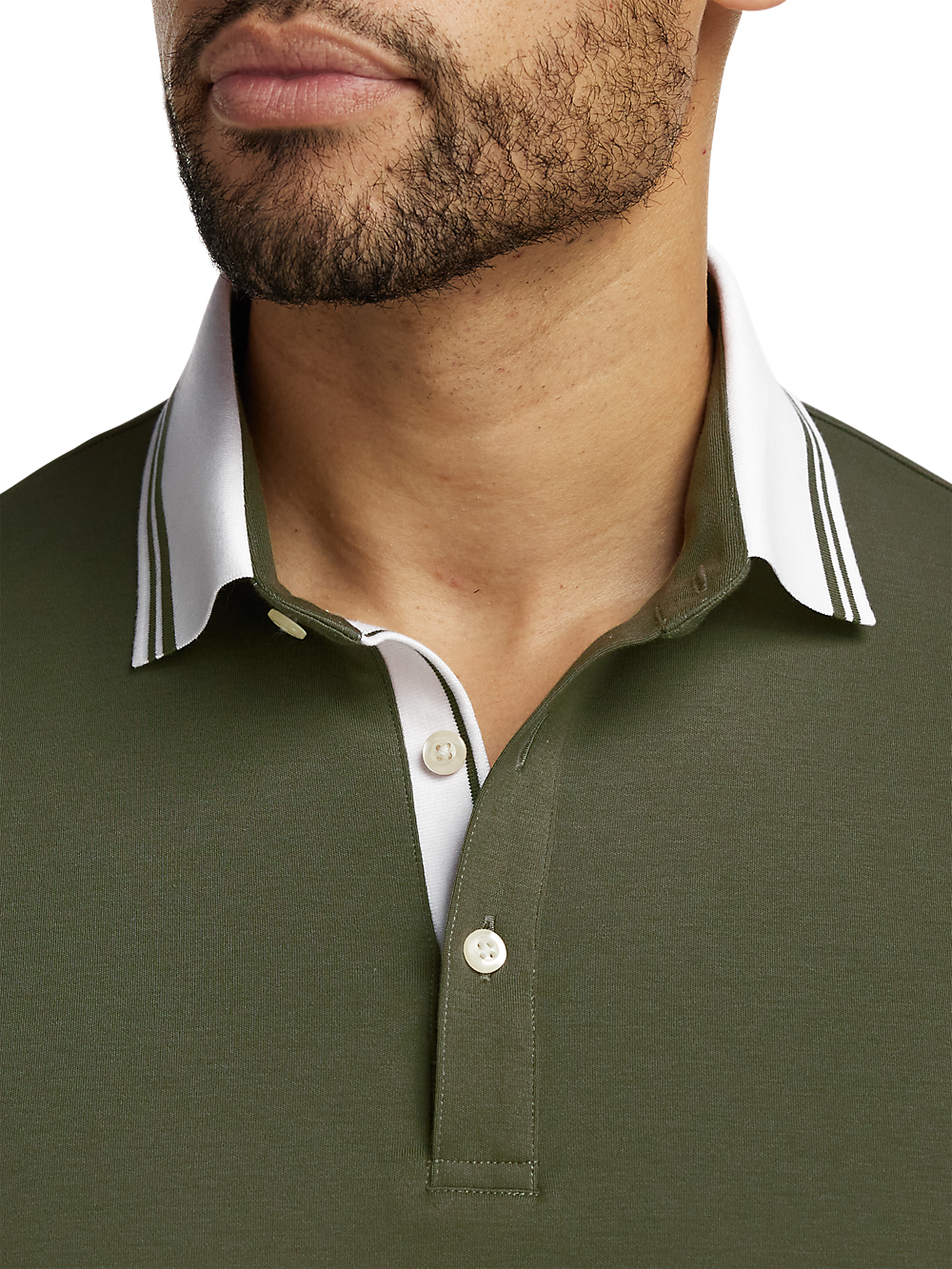 Alternate Image of Cotton Three Button Polo-2