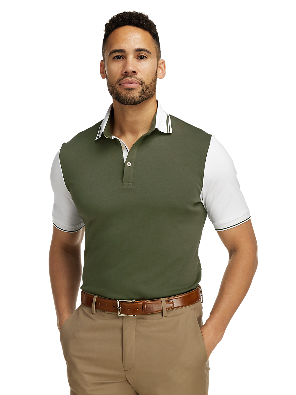 Alternate Image of Cotton Three Button Polo-4