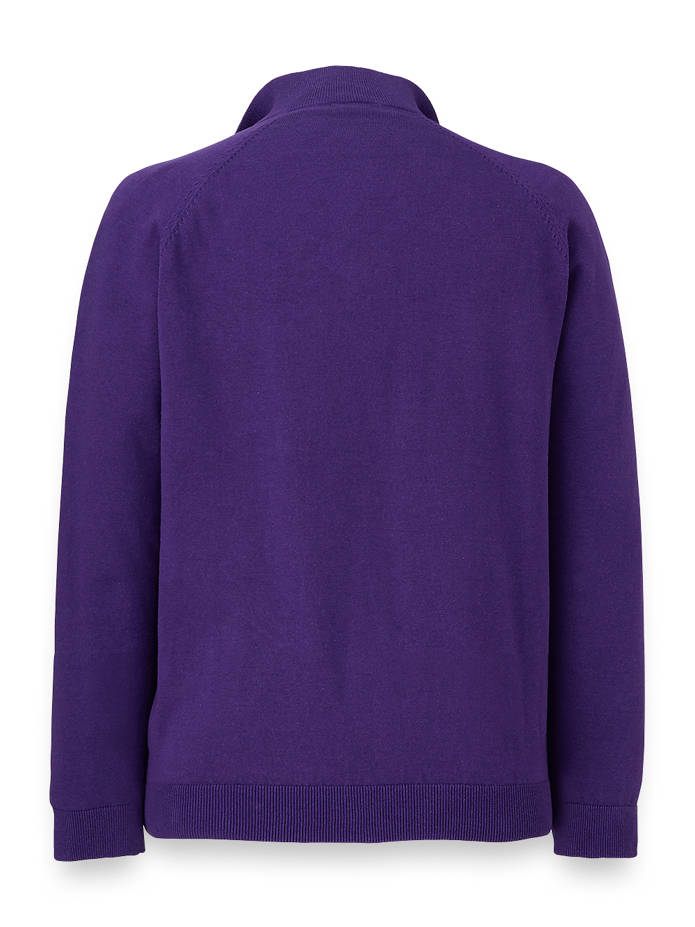 Alternate Image of Cotton Zip Mock Neck Sweater-2