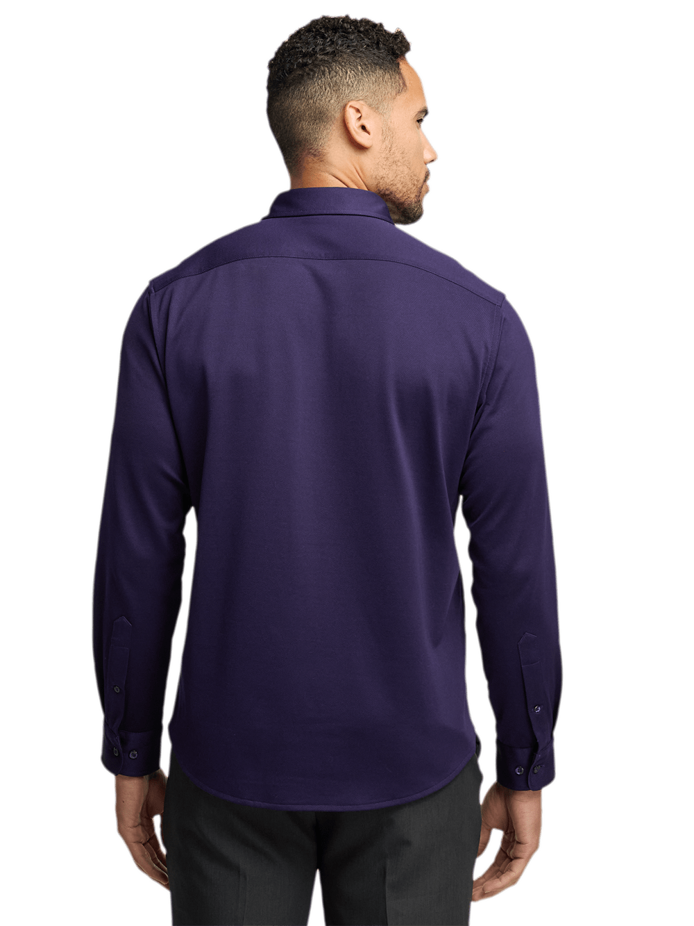 Alternate Image of Cotton Blend Button Front Polo-5