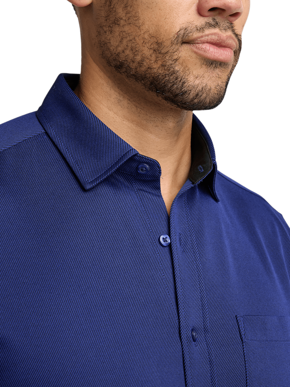 Alternate Image of Cotton Blend Button Front Polo-2