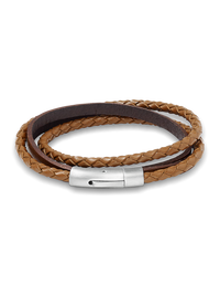 Leather Bracelet - Brown