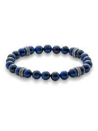 Semi Precious Bead Bracelet - Navy