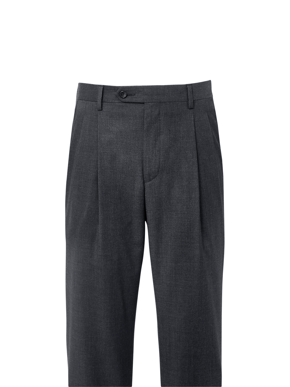 Alternate Image of Wool Gabardine Pants-1#model_pleated front