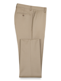 Wool Gabardine Pants - Tan