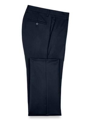 Wool Gabardine Pants - Dark Navy