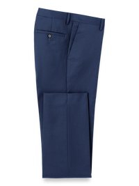 Wool Gabardine Pants - Bright Navy