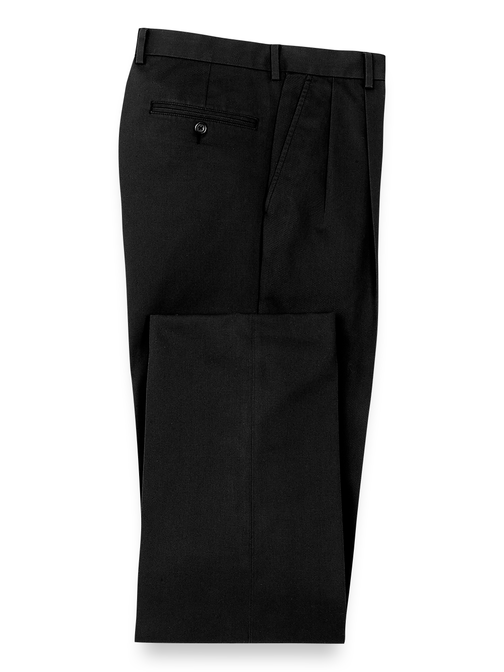 Product Image of Non Iron Chino Pleated Pants-Black