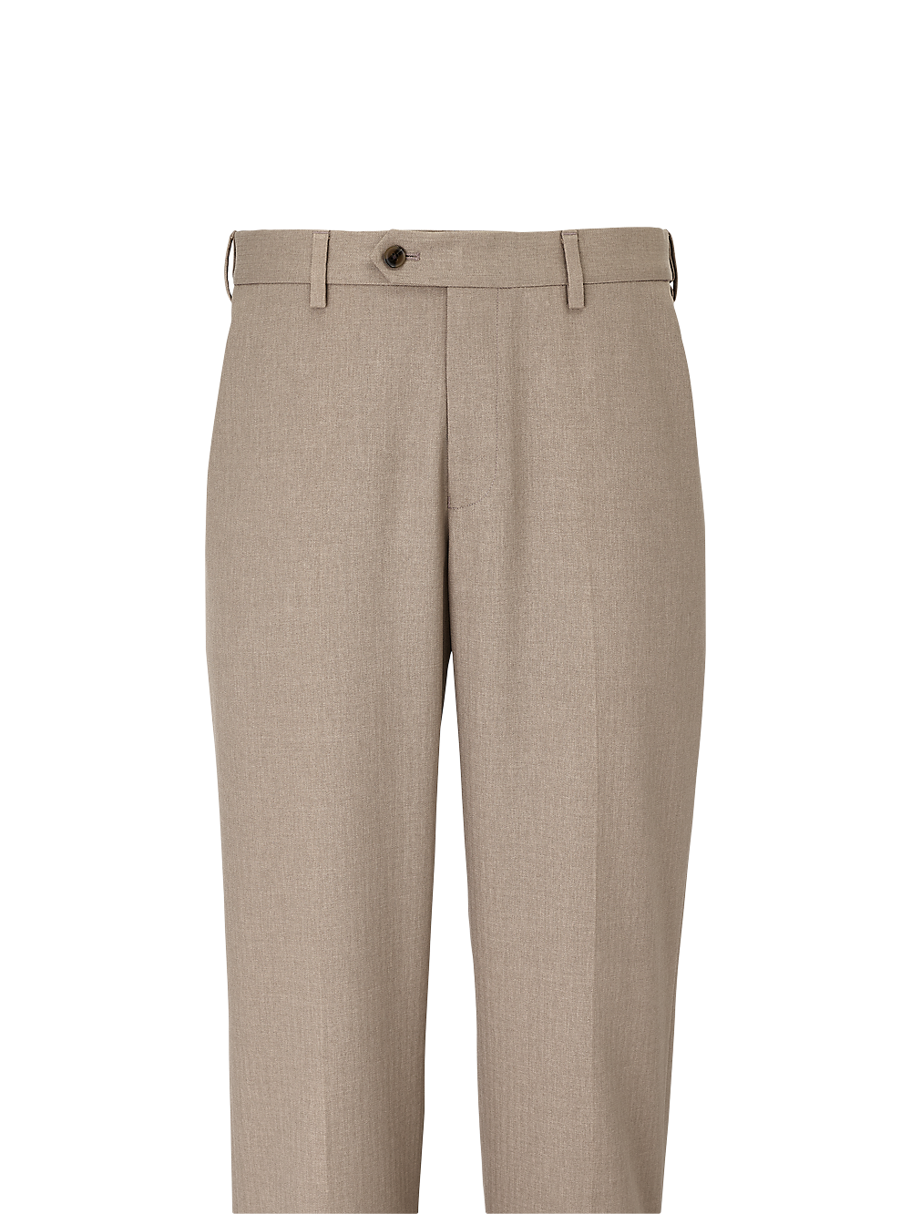 Alternate Image of Microfiber Herringbone Flat Front Pants-1#model_flat front