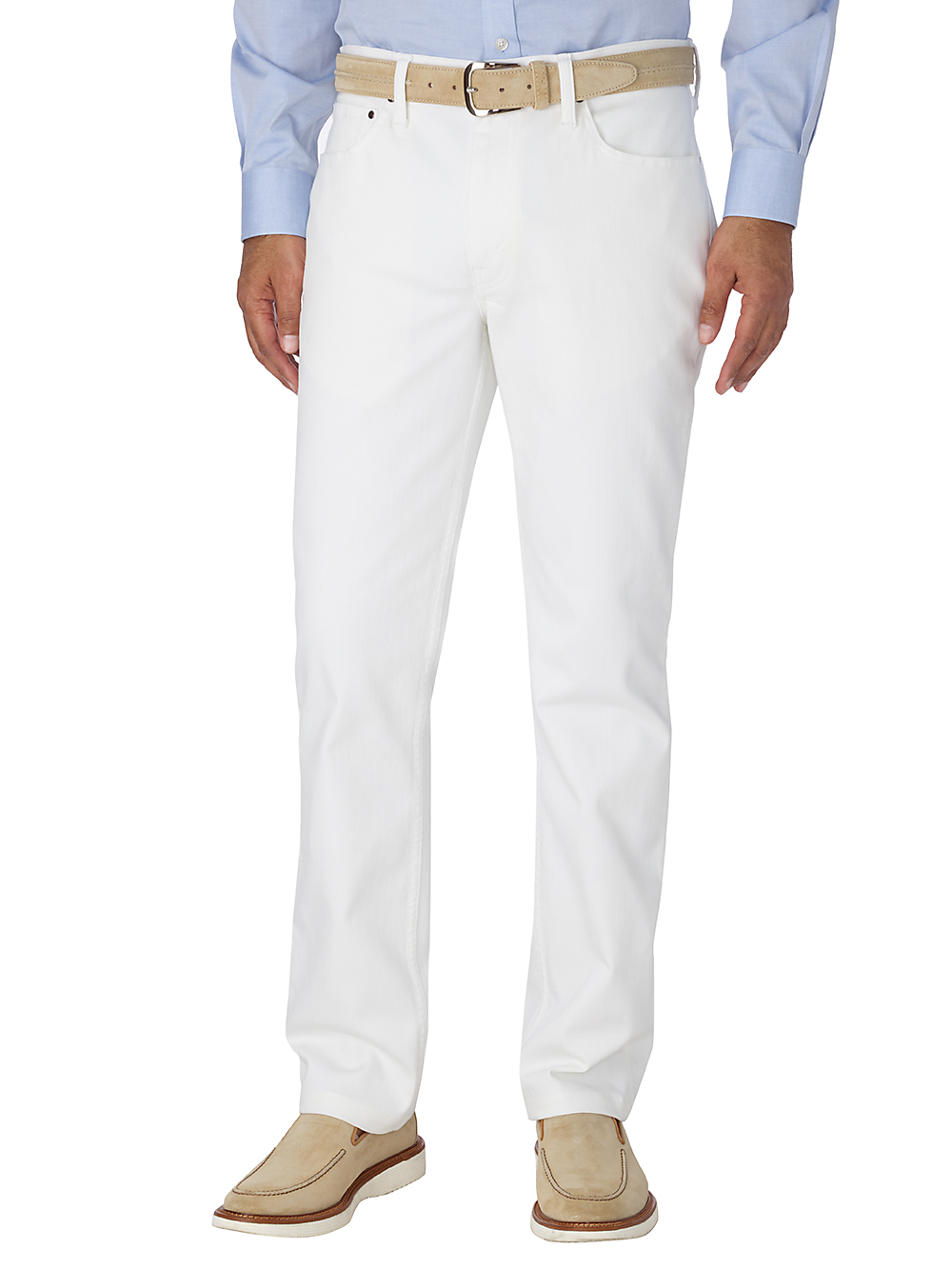 Product Image of Five Pocket Denim Pants-White