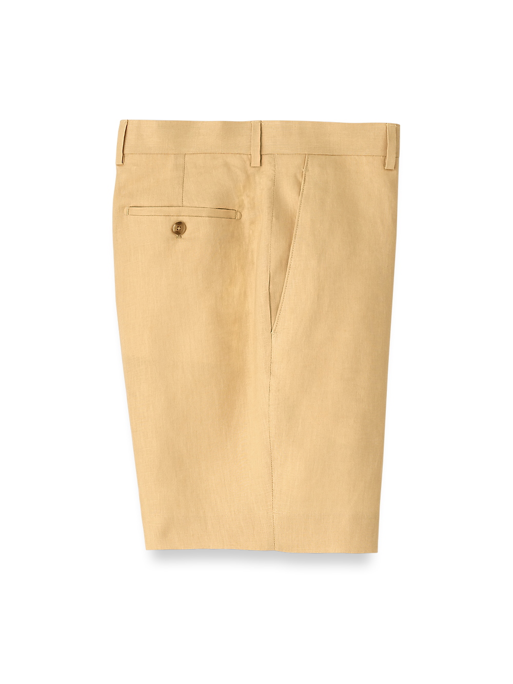 Product Image of Linen Flat Front Shorts-Maze#model_flat front