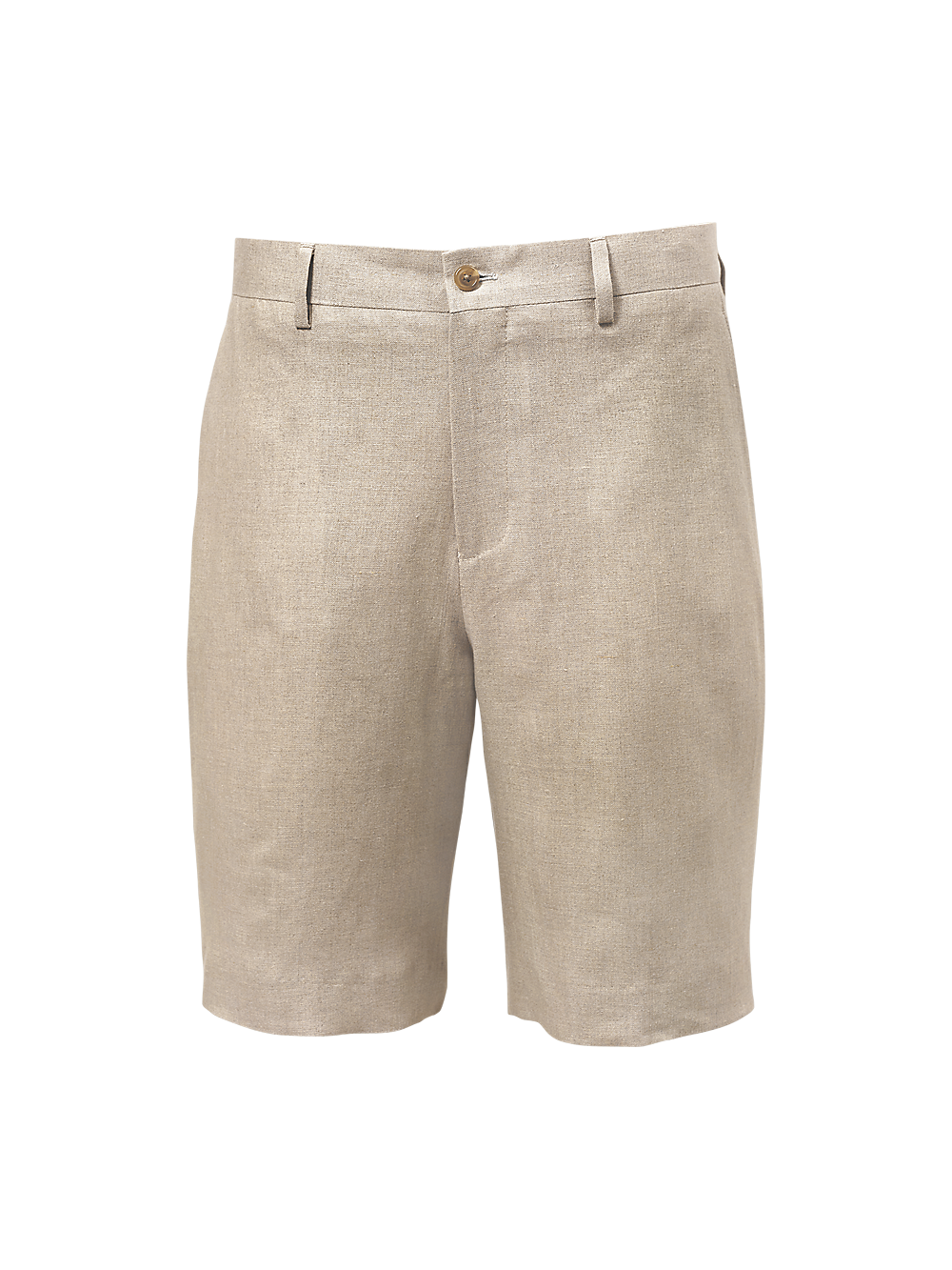 Alternate Image of Linen Flat Front Shorts-1#model_flat front