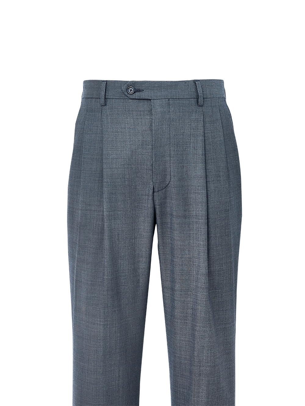 Alternate Image of Wool Sharkskin Pleated Pants-1#model_pleated front