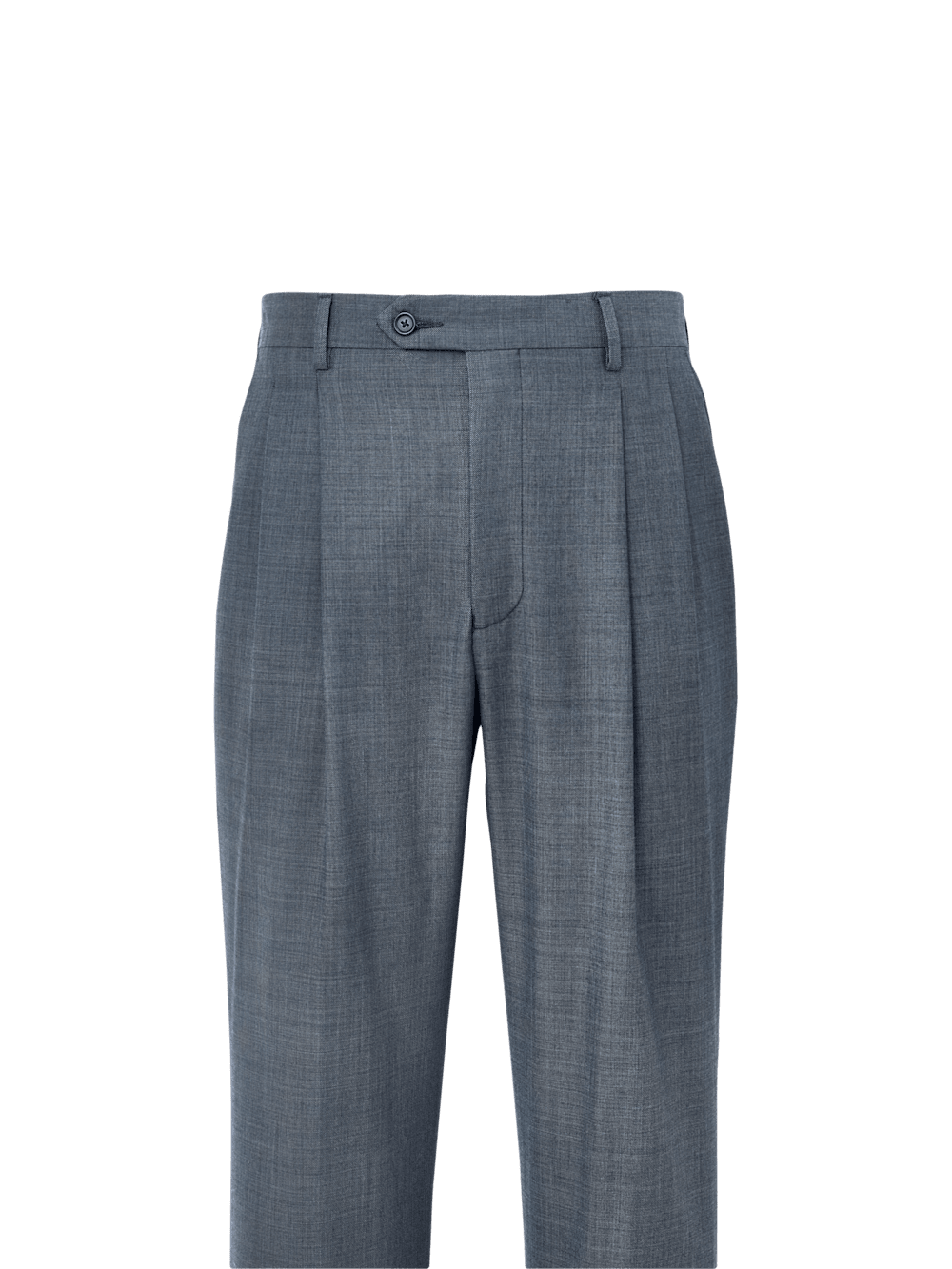 Alternate Image of Wool Sharkskin Pants-1#model_pleated front