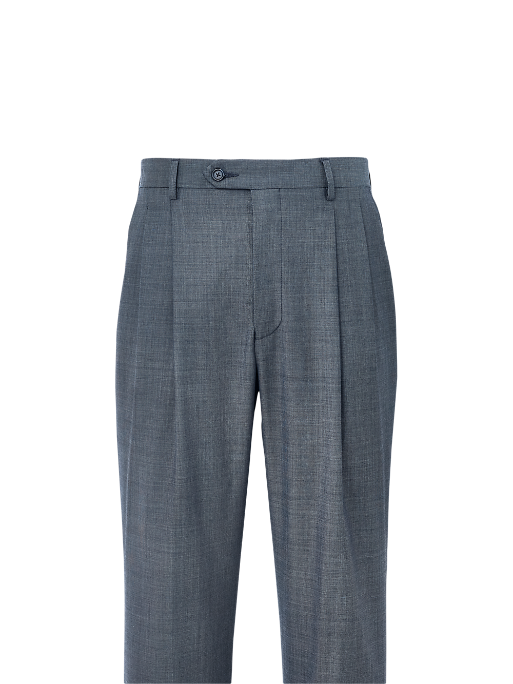 Alternate Image of Wool Sharkskin Pants-1#model_pleated front