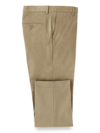 Cotton Stretch Twill Pants - Dark Khaki