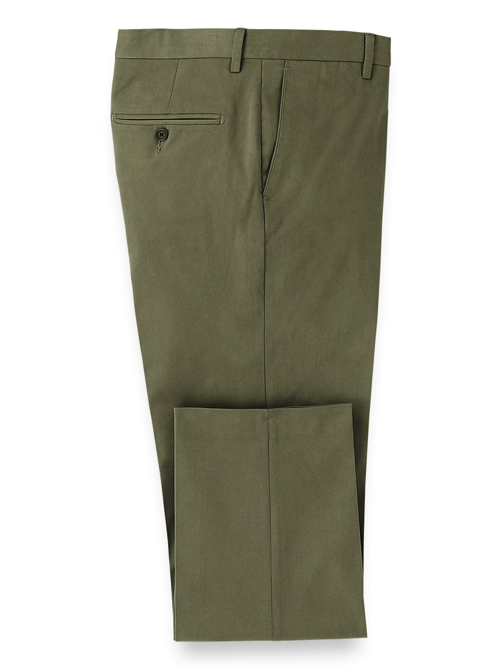 Product Image of Cotton Stretch Twill Pants-1#model_flat front