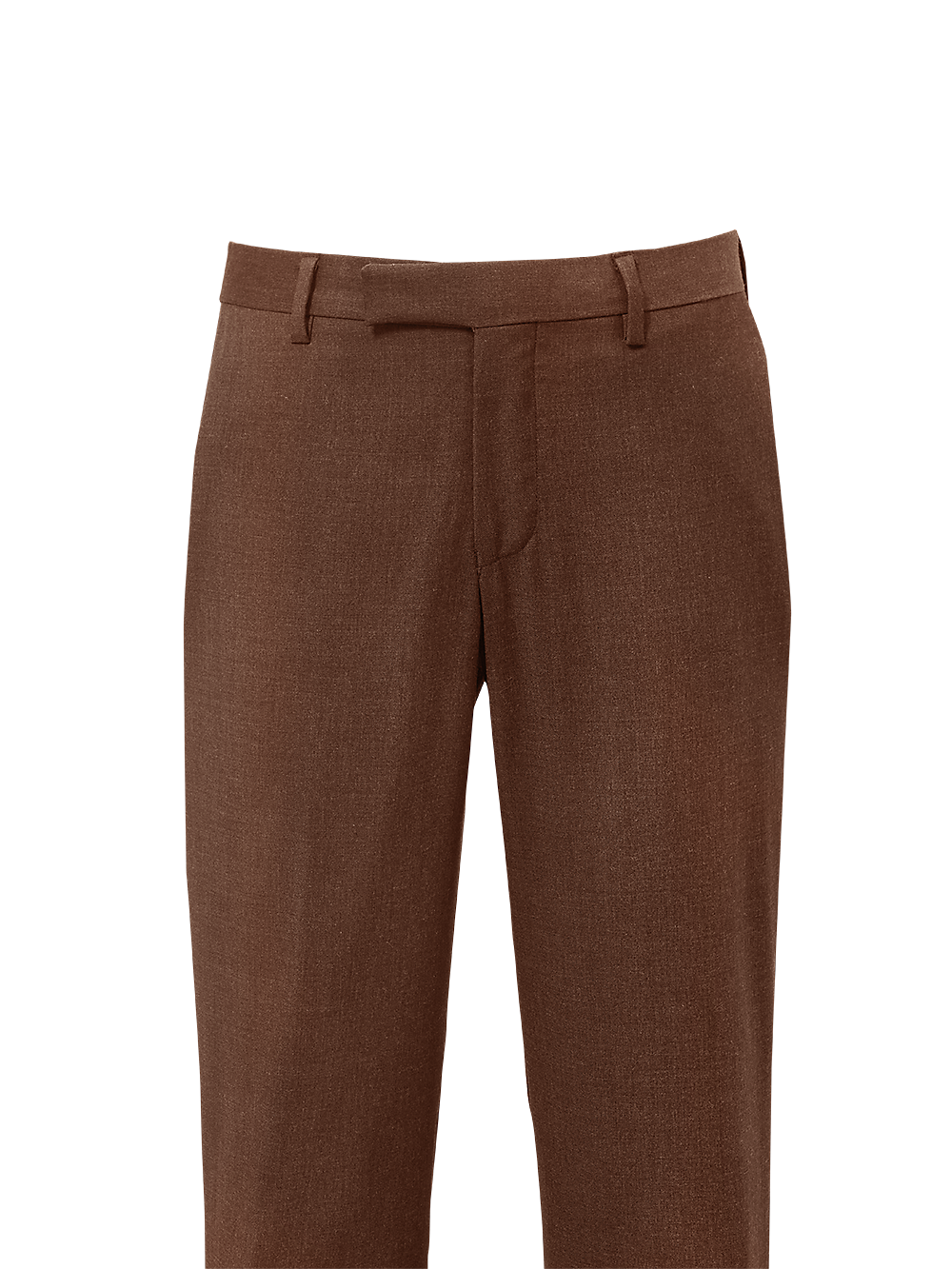 Alternate Image of Wool Gabardine Flat Front Pants-1#model_flat front