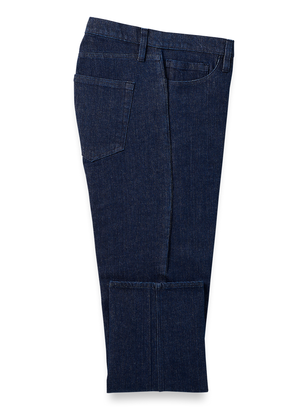 Product Image of Denim Five Pocket Pants-Dark Blue