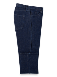 Denim Five Pocket Pants - Dark Blue