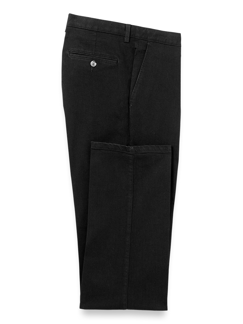 Product Image of Denim Pants-Black#model_flat front