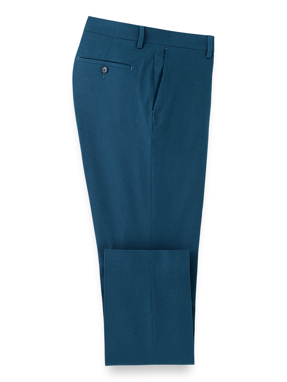 Product Image of Linen / Cotton Pants-Navy#model_flat front