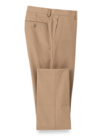 Travel Flat Front Pants - Camel