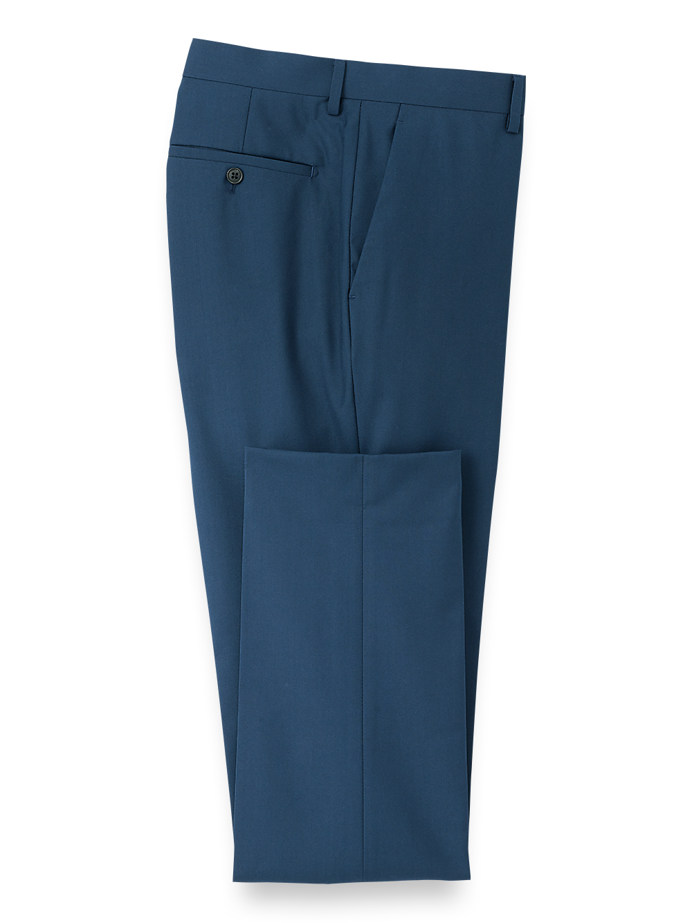 Product Image of Travel Flat Front Pants-Navy#model_flat front