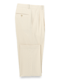 Corduroy Pleated Pants - Winter White