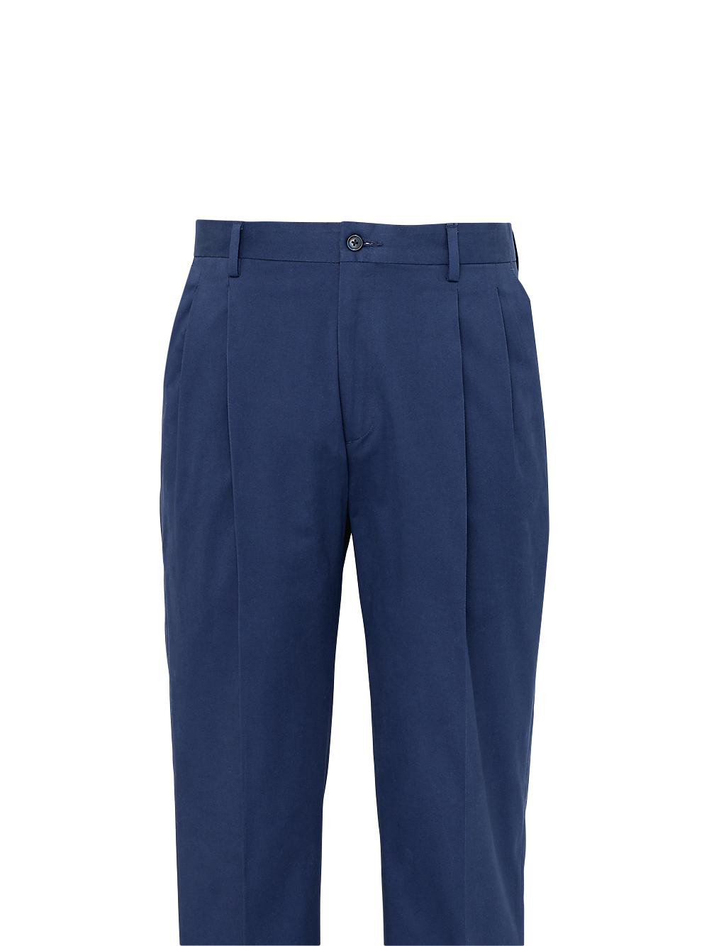 Alternate Image of Cotton Stretch Twill Pants-1#model_pleated front